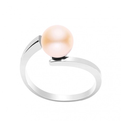 Bague Jonc Croisé en Argent Massif