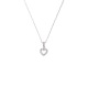 Collier Argent motif Cœur