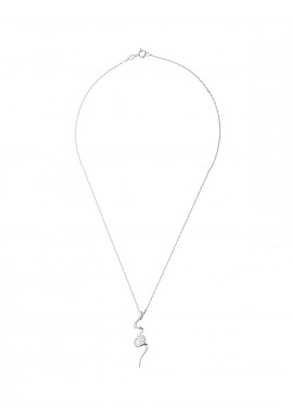 Collier Argent Motif Fantaisie