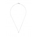 Collier Véritable Diamant Solitaire 0,07 Carats Serti 4 Griffe
