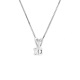 Collier Véritable Diamant Solitaire 0,07 Carats Serti 4 Griffe