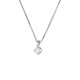 Collier Véritable Diamant Solitaire 0,15 Carats Serti 4 Griffe