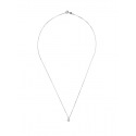 Collier Véritable Diamant Solitaire 0,20 Carats Serti 4 Griffe