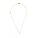 Collier Véritable Diamant Solitaire 0,20 Carats Serti 4 Griffe