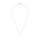 Collier Véritable Diamant Solitaire 0,20 Carats Serti 4 Griffe