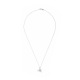 Collier Argent avec d'un Pendentif Branche Fleurie