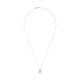 Collier Argent & Pendentif Double Etoiles