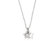 Collier Argent & Pendentif Double Etoiles