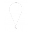 Collier Argent avec Pendentif ZIG ZAG