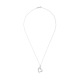 Collier Argent avec d'un Pendentif Cœur Stylisé