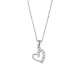 Collier Argent & Pendentif Coeur