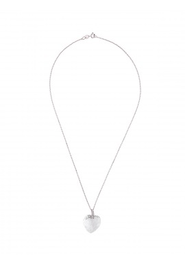 Collier Argent Cœur Véritable Crystal SWAROVSKI