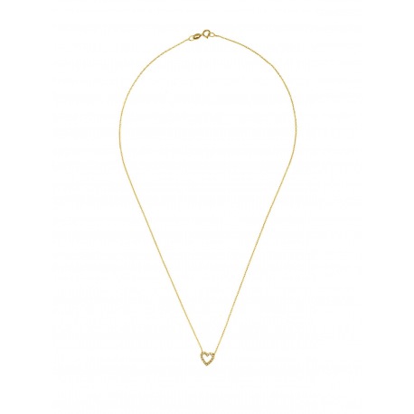 Collier Véritables Diamants 0,07 Carats