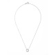 Collier Argent & Motif Circulaire