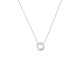 Collier Argent & Motif Circulaire