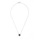 Collier Argent & Motif Circulaire