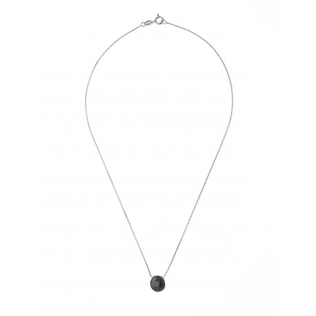 Collier Argent & Motif Circulaire