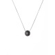 Collier Argent & Motif Circulaire