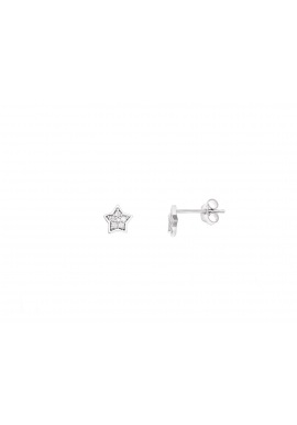 Boucles d'Oreilles Argent Motifs Etoiles