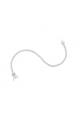 Bracelet Rivière Prestige Alterné Argent