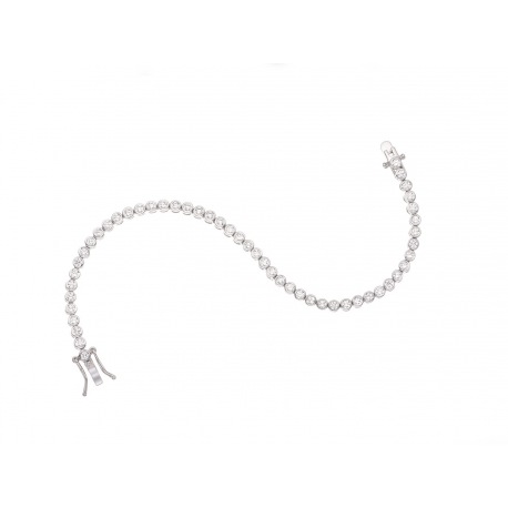 Bracelet Rivière Prestige Alterné Argent