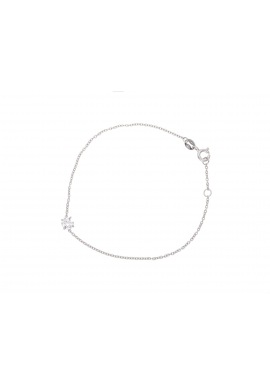 Bracelet en Argent avec Solitaire