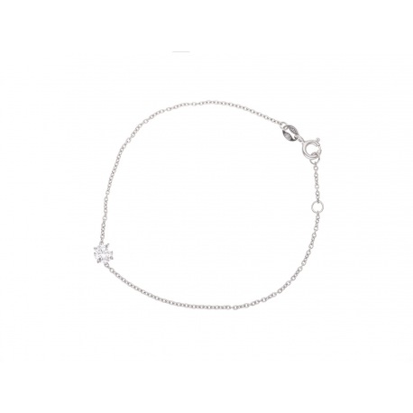 Bracelet en Argent avec Solitaire