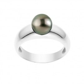 Bague Jonc Bombé Prestige en Argent