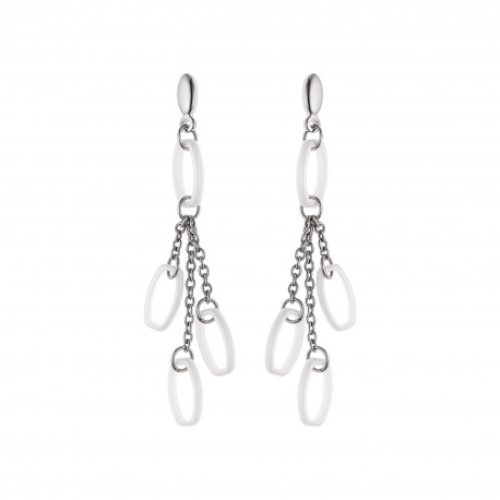 Boucles d'Oreilles Pendantes Céramique