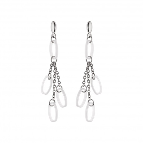 Boucles d'Oreilles Pendantes Céramique