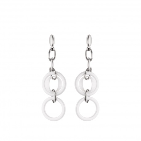 Boucles d'Oreilles Pendantes Céramique