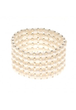 Bracelet 5 Rangs de Perles