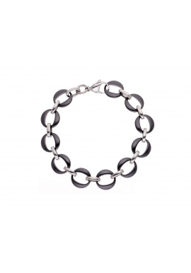 Bracelet Triple Maille Anneau Céramique