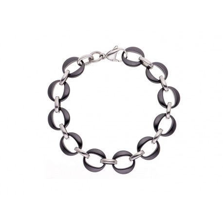 Bracelet Triple Maille Anneau Céramique