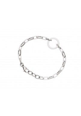 Bracelet Maille Forçat Anneau Céramique