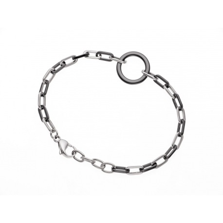 Bracelet Maille Forçat Anneau Céramique