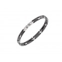 Bracelet Gourmette Style Maillons Céramique
