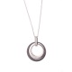 Collier Céramique Motif 2 Cercles