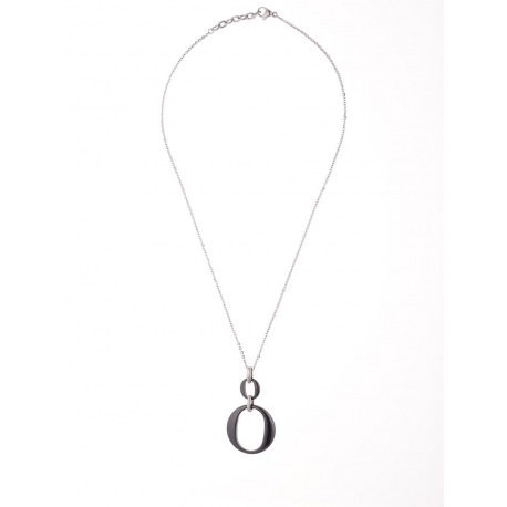 Collier Motif Céramique - Motif Cercle -