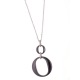 Collier Motif Céramique - Motif Cercle -