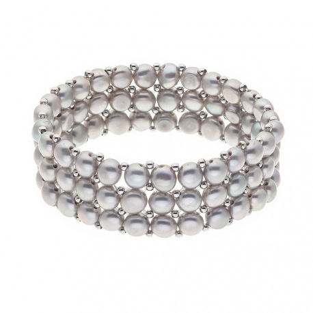 Bracelet 3 Rangs de Perles