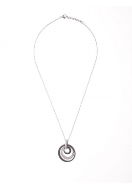 Collier Pendentif Céramique Motif 3 Cercles