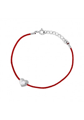 Bracelet Cœur Véritable Diamant 0,05 Carats