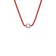 Collier Véritable Diamant 0,03 Carats Serti 4 Griffe