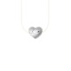 Collier Cœur Véritable Diamant 0,05 Carats