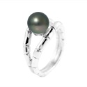 Bague Jonc Joaillerie Bambou en Argent