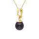 Pendentif Prestige Bélière & Diamants   en Or Jaune