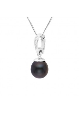 Pendentif Prestige Bélière & Diamants   en Or Blanc