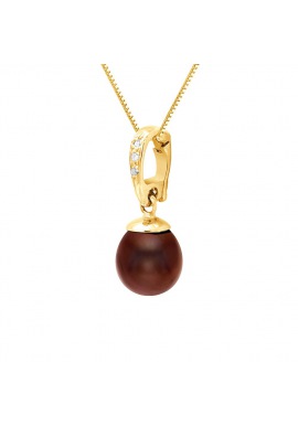 Pendentif Prestige Bélière & Diamants   en Or Jaune